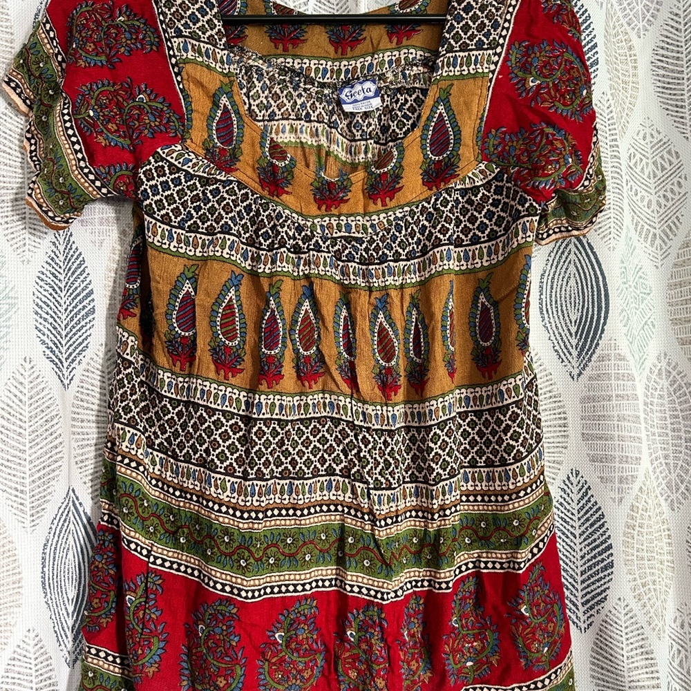 Colorful Bohemian Dress